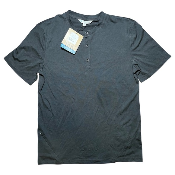 Tilley Other - Tilley Wanderer Collection Shirt Rockies Henley Short Sleeve Blk Size Med BLRH1